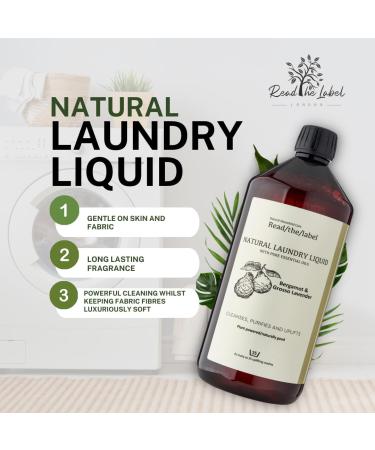 Read/The/Label Non-Bio Laundry Liquid - Organic Bergamot & Lavender Scent | Eco-Friendly Gentle Clean for All Fabrics - Buy Online on SooperMarket.com