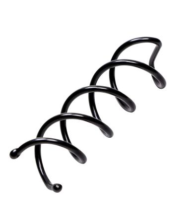 Mini Skater 4Pcs Spiral Hair Pin Spin Twist Set - 1.88 inch Black - Women/Girl DIY Hair Style - Buy Online on SooperMarket.com
