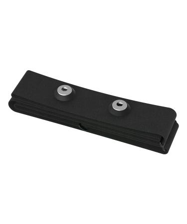 CooSpo Replacement Strap Chest Strap Heart Rate Strap Elastic Soft Universal Size Compatible More L Black
