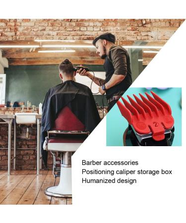 Clipper Guard Holder ANGGREK Guide Box Clipper Limit Comb Storage Box Hair Clipper Positioning Caliper Comb Organizer Case(Limit comb box 8 pcs) - Buy Online on SooperMarket.com