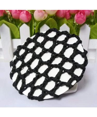 Romote Women Nylon Hair Bun Cover Snoods - 4 Pack Black Hair Net for Ballet & Dance Skating - Buy Online on SooperMarket.com