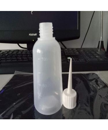 U-K 100ML Industrial Glue Gel Oil Reusable Plastic Squeeze Bottle Liquid Dispensing Dropper Bottles with Scale for Crafts Art Glue Multi Purpose as shown - Buy Online on SooperMarket.com