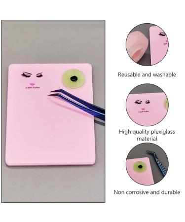 FOMIYES Eyelash Grafting Board - Acrylic Extension Tray for Lash Grafting | International Shipping Available - Buy Online on SooperMarket.com