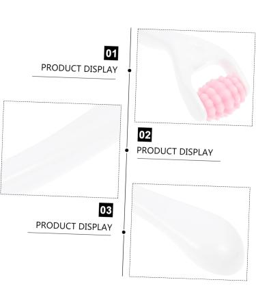 Silicone Face Roller - Beauty Tool for Firming & Massaging | Portable Pink Facial Massager | International Shipping - Buy Online on SooperMarket.com