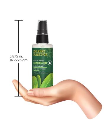 Desert Essence Soothing Relief Spray 4 fl oz (Pack of 6) - Australian Tea Tree Oil for Sunburn, Insect Bites & Aching Feet - Buy Online on SooperMarket.com