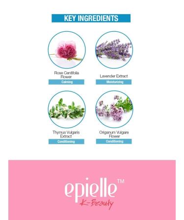 Epielle Rose Petal Makeup Remover Cleansing Tissues - 60 Pre-Moistened Tissues - Hypoallergenic, Soothing, No Mineral Oil, Alcohol, Sulfate - 4pk - Buy Online on SooperMarket.com