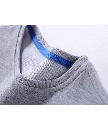 Taigood Boys Cotton Jumper Sweatshirt | Long Sleeve Pullover for Kids 1-7 Years | Gray, 12-18 Months - Buy Online on SooperMarket.com