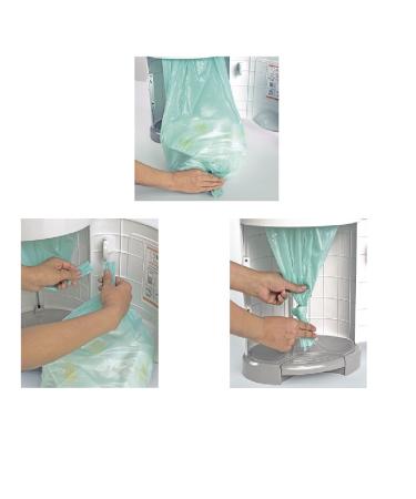 Biodegradable Collar Refill Packs for Diaper Containers - Maxi 26L x3 - Odor Control - 330 Diaper Capacity - Eco-Friendly - Buy Online on SooperMarket.com