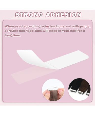 Vlasy Hair Extension Tapes Tabs - 60PCS Double Sided Wig Tape for Human Hair Extensions - Buy Online on SooperMarket.com