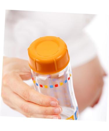 Vaguelly 10pcs Baby Bottle Seal Cap 43mm Diameter Bottle Lids Milk Bottle Cap Water Bottle Screw Lid Narrow Neck Breastmilk Bottles Cap Women Small Travel Food Grade Pp Milk Jug Orange 4.3x4.3x1.5cm - Buy Online on SooperMarket.com