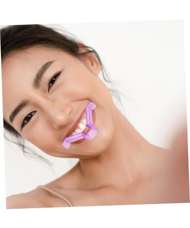Baluue 4pcs Lip Muscle Trainer Muscle Exerciser Slimming Exerciser Lips Trainer Face Exerciser Purple 9.30X7.70X1.50CMx4pcs Purplex4pcs - Buy Online on SooperMarket.com