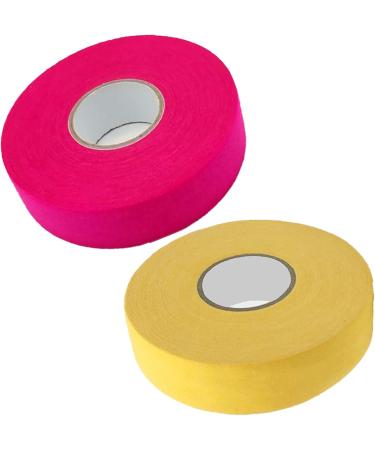 Buy Eterspr Anti-Slip Racking Tape for Ice Hockey & Sports - 2 Rolls in Rose Red & Yellow - Buy Online on SooperMarket.com