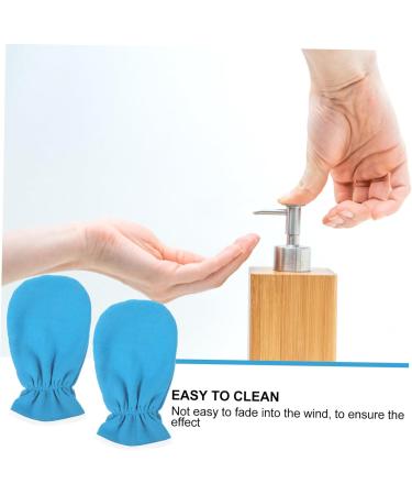 Gogogmee 1 Pair Exfoliating Sleep Gloves for Dry Hands Exfoliating Mitts Hand Spa Gloves Psoriasis Gloves Hand Care Gloves Gel Spa Gloves Black Gloves Beauty Care Gloves Polyester - Buy Online on SooperMarket.com