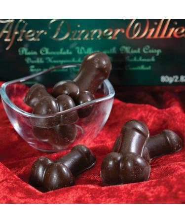 After Dinner Willies - Plain Chocolate Mint Flavoured Willies - Buy Online on SooperMarket.com
