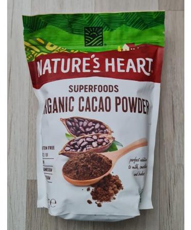 Organic Cacao Powder 567g Natures Heart Superfoods Terrafertil Vegan