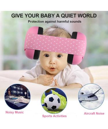 Zoompil Baby Capsule Listener - Premium Ear Protection Headphones for Newborns & Toddlers | Foldable Hearing Protection in Pink - Buy Online on SooperMarket.com