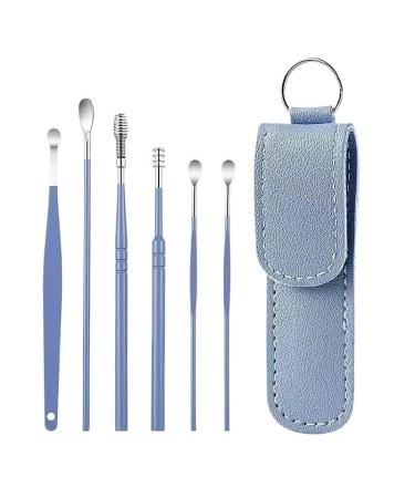 Portable Ear Cleaner Stainless Steel Ear Spoon Set Stainless Steel Ear Wax Remover Reusable Stainless Steel Ear Wax Remover Set Ear Wax Easily Removed Ideal for Personal and Home Use(C)