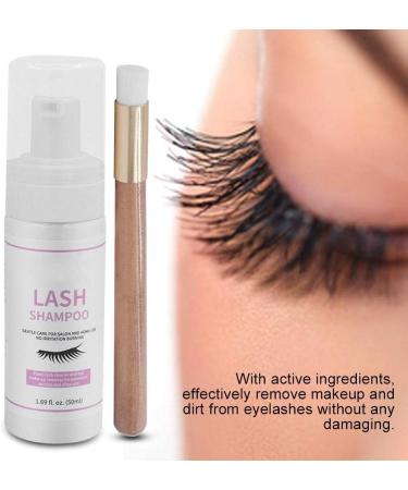 50ml Eyelash Cleaner: Gentle Lather for Removing Oil & Make-up Residues - Ideal for Extensions & Grooming - Buy Online on SooperMarket.com