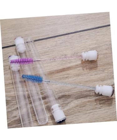 WOFASHPURET Fake Eye Lashes 10pcs Hollow with Drill Eyelash Holder Lash Brush Colorful Lash Curler Woman Lip Gloss Tube 11x1.2cm Random Color - Buy Online on SooperMarket.com
