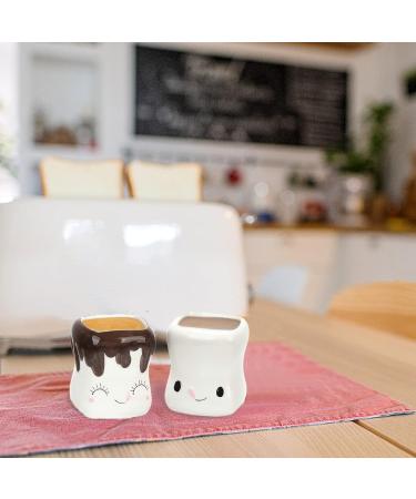 djuna Cute Marshmallow Cups Hot Chocolate Mugs Hot Cocoa Mugs Marshmallow Anniversary Wedding Christmas Valentine Birthday (no handle) #2 - Buy Online on SooperMarket.com