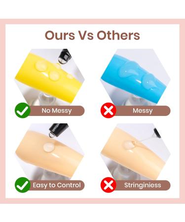 MIZHSE 3D Nail Gel - Clear Sculpting Gel for Nail Art | 15g Molding & 5D Embossed Gel for Stunning Manicures | International Shipping Available - Buy Online on SooperMarket.com