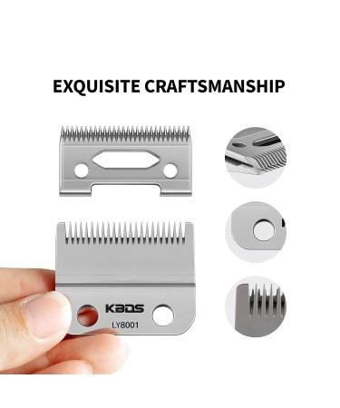 KBDS 2-Hole Replacement Shear Blades | Precision Blades for Magic Clip 5 Star Senior & Reflections Senior | 2-Pack | Silver - Buy Online on SooperMarket.com