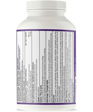 AOR Vitamin C+ Bioflavonoids 925mg 200 Capsules - High Potency Vitamin C Supplement with Ascorbic Acid & Citrus Bioflavonoids - Promotes Daily Vitality Healthy Skin Circulation & Natural Recovery 200 count (Pack of 1) - Buy Online on SooperMarket.com