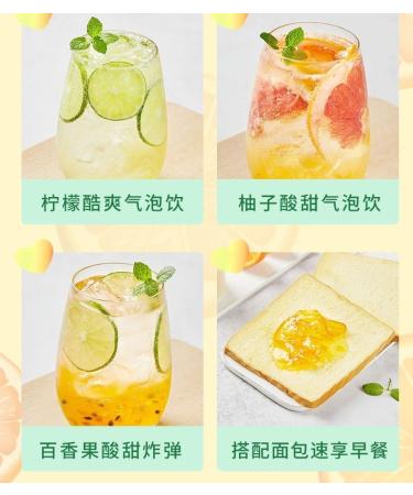 Honey pomelo lemon passion fruit tea handmade jam fruit juice healthy fruit tea 500g/can fruit flavor snacks Chinese tea fast food nutritional casual snacks (Lemon and Passion fruit 2 cans) Lemon and Passion fruit 2 cans - Buy Online on SooperMarket.com
