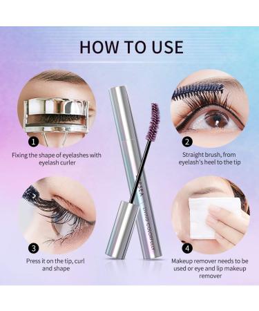 ZEESEA Diamond Series colorful Mascara Waterproof Long Lasting 7ml(Dark Raspberry) - Buy Online on SooperMarket.com