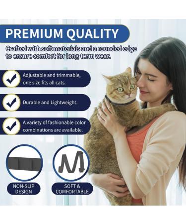 YOTANGO Cat Collar Repellent 4 Pack Cat Collar-Built-in Pant-Based Formula Strong Repellency Slow Release Pleasant Aroma Waterproof (PurpleBlack) - Buy Online on SooperMarket.com