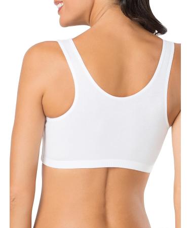 Fruit of the Loom Women's Tank Style Sports Bra Value Pack - Black/White/Heather Grey - 4-Pack - Size 42 - Buy Online on SooperMarket.com