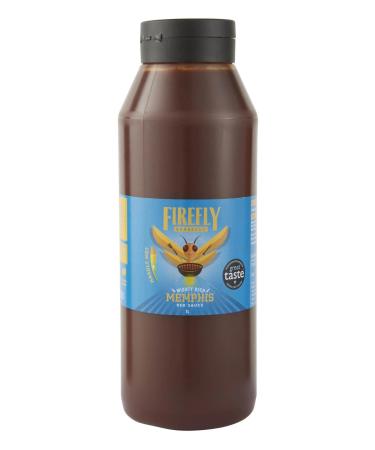 Firefly BBQ Memphis Red BBQ Sauce - Sweet and Smoky Essence of Memphis 1l