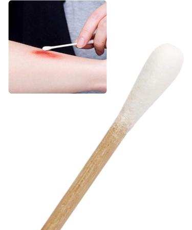 WT-DDJJK Cleaning Swabs - 100/200pcs 6 Long Wooden Handle Cotton Swab Applicators for Efficient Cleaning | International Shipping Available - Buy Online on SooperMarket.com