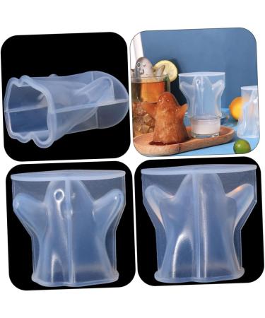 ABOOFAN 2pcs Ghost Silicone Mold Ice Maker Machine Candle Wax for Candle Making Silicone Ice Maker Cake Puck - Buy Online on SooperMarket.com