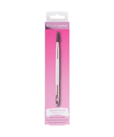 White & Gold Brow Duo Brush