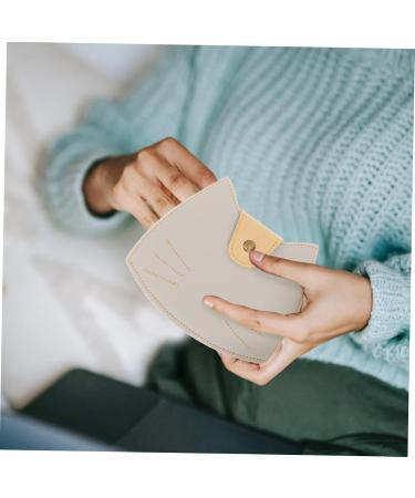 CABILOCK 8 STK Leather Mask Storage Box - Reusable Mask Folder & Case for Face Cover - Perfect for Students | Hellgraux 4 Stk 15x12cm - Buy Online on SooperMarket.com