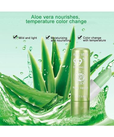 Long Lasting Lip Gloss Aloe Vera Moisturizing Color Changing Lip Balm Gloss Lipstick Beauty Tool - Buy Online on SooperMarket.com