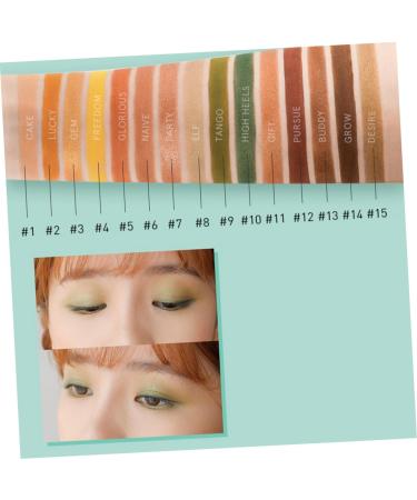 CANIGHT 1pc 15 Cosmetic Pallet Compact Glitter Eye Eye Shadow Green - Buy Online on SooperMarket.com