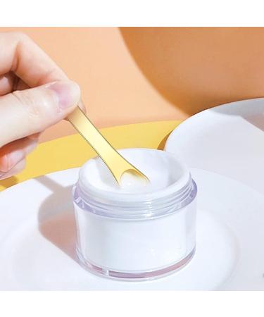 WLLHYF Mini Metal Makeup Spatula Skin Care Cosmetic Spoon Reusable Applicator Beauty Scoop for Facial Cosmetic for Face Mask Cream Lotions Moisturizers 1 Gold+1 Silver+1 Rose gold - Buy Online on SooperMarket.com