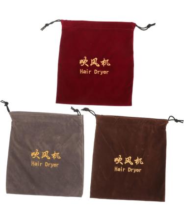 NOLITOY 6 Pcs Hair Dryer Storage Bag Hair Dryer Pouch Blow Dryer Bag Velvet Storage Bag Fabric - Buy Online on SooperMarket.com