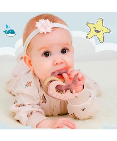 Buy Blue Whale Silicone Bite Ring Toy | BPA-Free Baby Teething Aid | Soft & Safe for Infants | International Shipping Available - Buy Online on SooperMarket.com