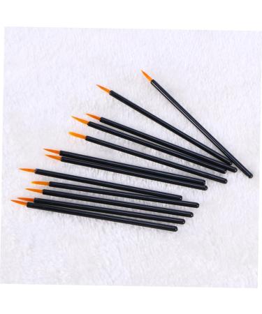 Healeved 100pcs Makeup Brush Eyeliner Tool Lip Applicator Disposable Fine Cosmetic Wands Point Gloss - Buy Online on SooperMarket.com
