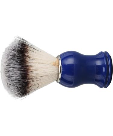 Handmade Shaving Brushes for Men - Blue Handle & Silver Ring | Beauty & Hairdressing Salon Essential - Buy Online on SooperMarket.com