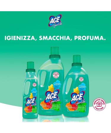 Buy ACE Gentle Stain Remover for Delicate Fabrics - OXY-Color Formula 2L | International Shipping Available - Buy Online on SooperMarket.com