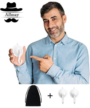 Allmay Beard Apron with Suction Cups Free Black Apron for Easy Grooming & Clean-Up | International Shipping Available - Buy Online on SooperMarket.com