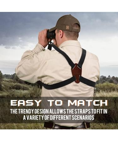 X-shaped Binocular Harness Strap for Birding, Hunting, Hiking - Lightweight & Comfortable - Buy Online on SooperMarket.com