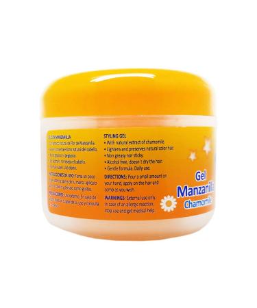 Ricitos De Oro Chamomile Baby Styling Gel - Alcohol Free, Non-Greasy - 4 oz | Pack of 2 - Buy Online on SooperMarket.com