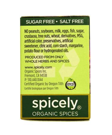 Spicely Organic Black Peppercorns - Gluten Free, 0.45 oz EcoBox (Pack of 1) - Buy Online on SooperMarket.com