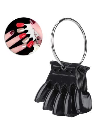 Nail Art Tips - 10pcs Black Nail Sticks Display for Polish & Gel - Perfect Manicure Practice Tool - Buy Online on SooperMarket.com