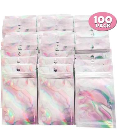 100PCS Ziplock For Party Foil Resealable Food Aluminum Bags Pouch Storage Kitchen Dining & Bar Bathroom Cleaning Wipes (Multicolor One Size) Multicolor One Size - Buy Online on SooperMarket.com